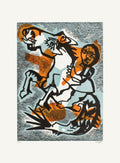Le cheval orange et son écuyère