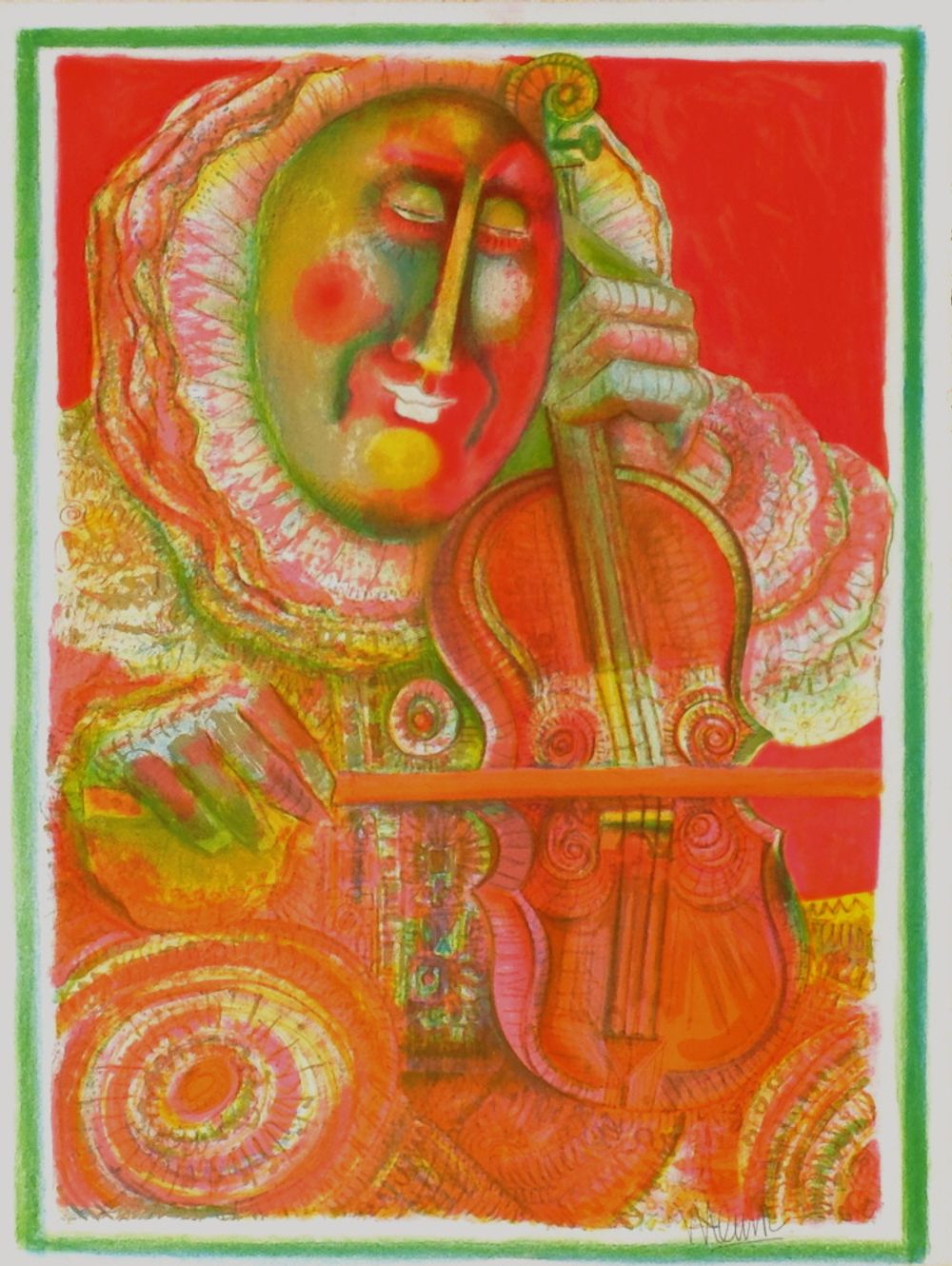 Clown violoncelliste