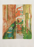 Le grand mur rose à Venise
