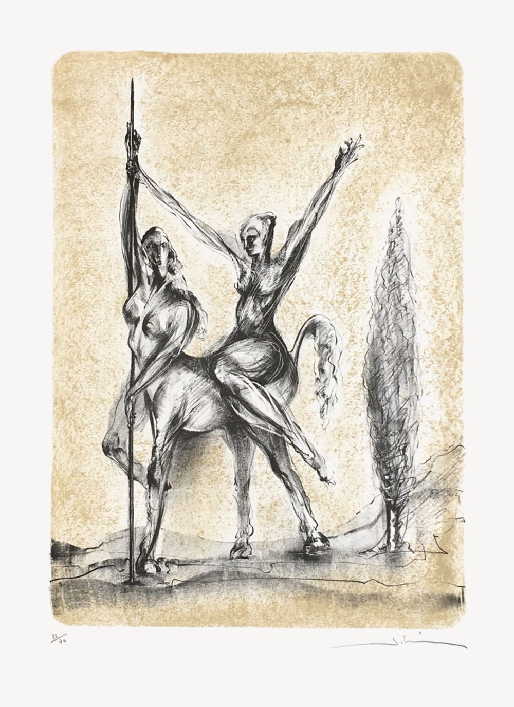 Amazone et centauresse