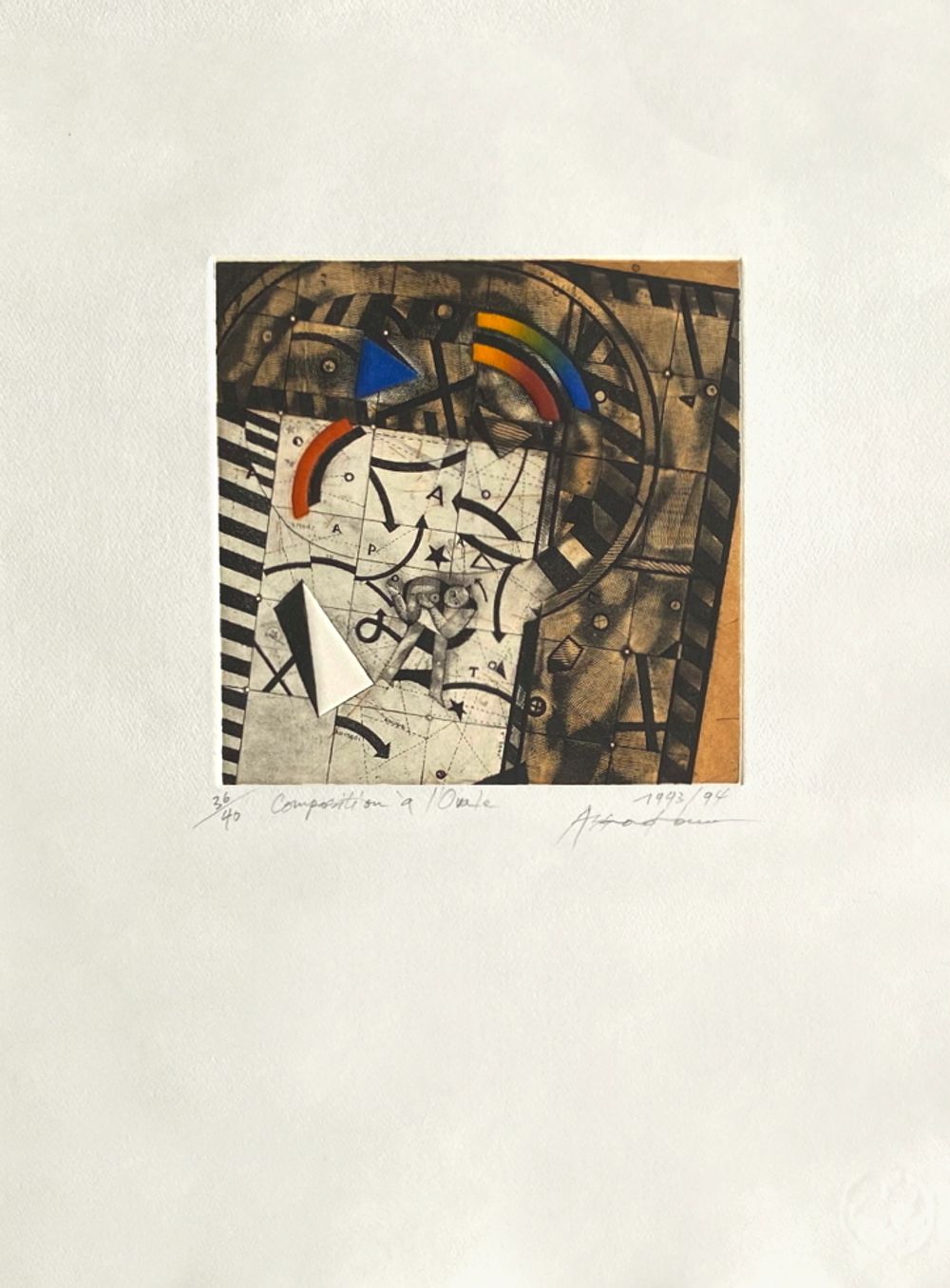 Composition à l'ovale