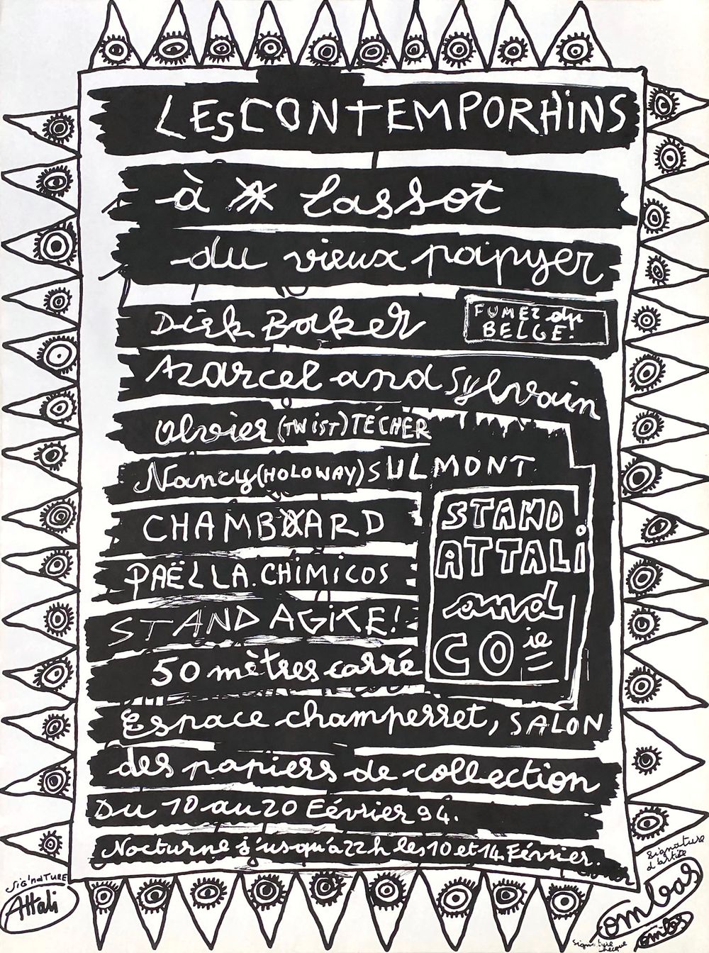 Expo 1994 - Salon du vieux Papier - Stand Attali and Co — vue 2
