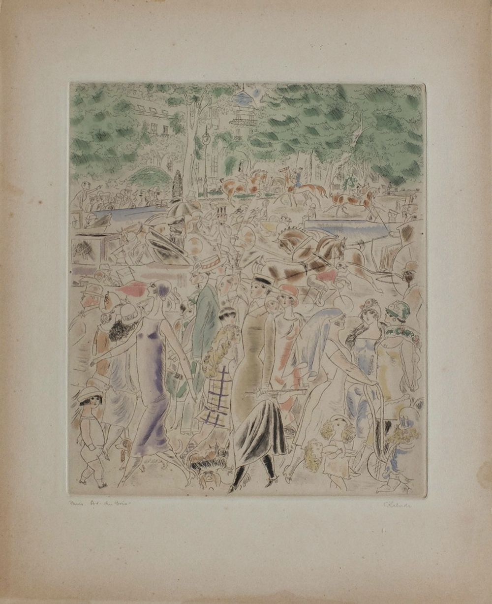 Rues et visages de Paris - Avenue du Bois