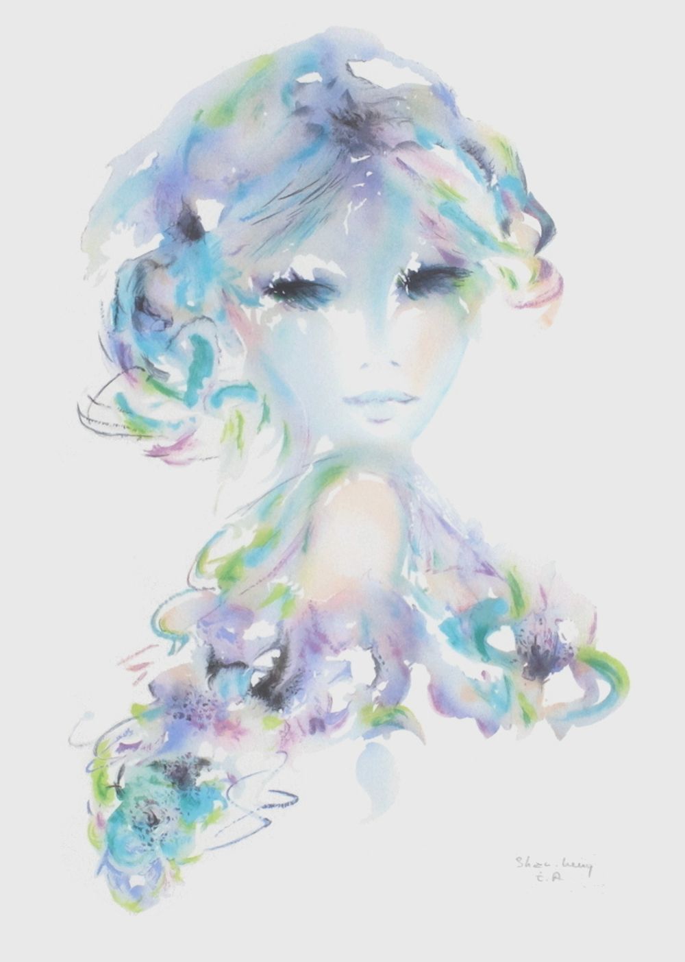 Portrait de jeune fille IV