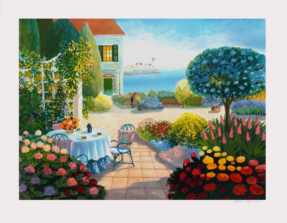 Seafront garden