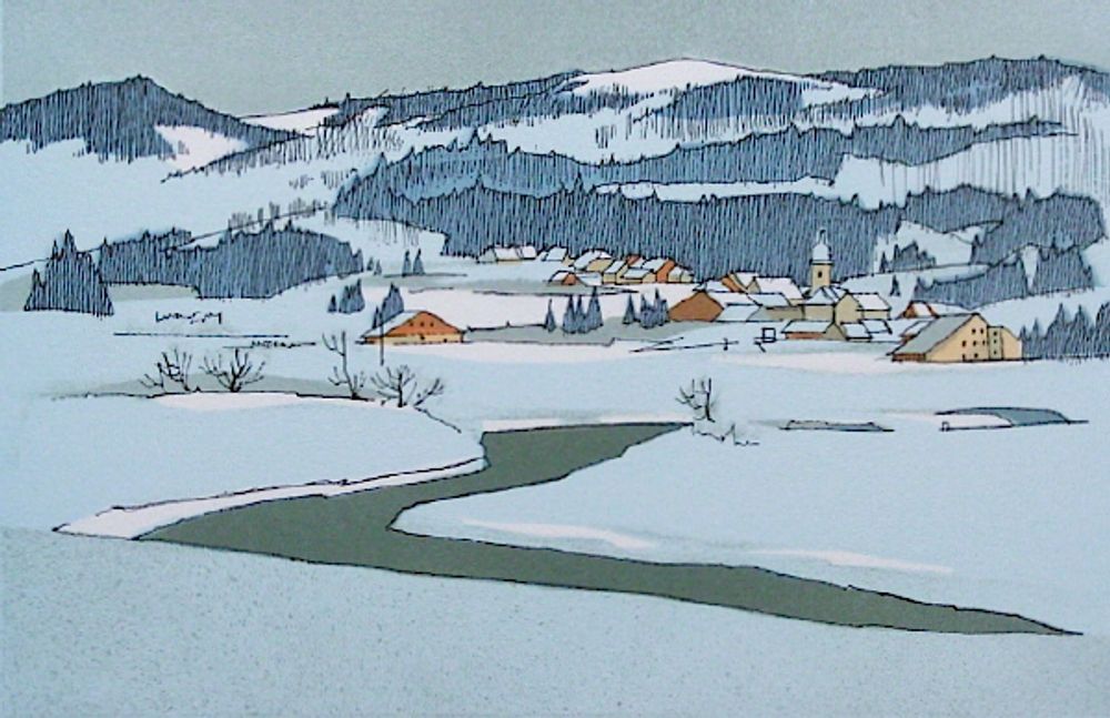Le Doubs à Villedieu