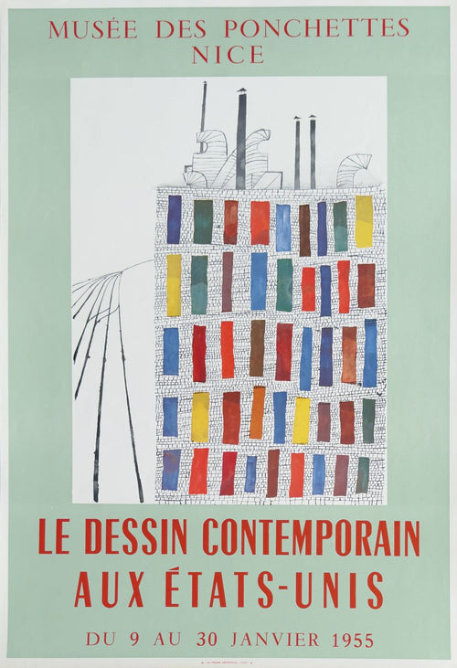 Expo 55 - Musée des Ponchettes - Le dessin contemporain aux Etats-Unis