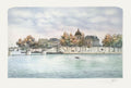 Paris - Le Palais de l'Institut et le Pont des Arts