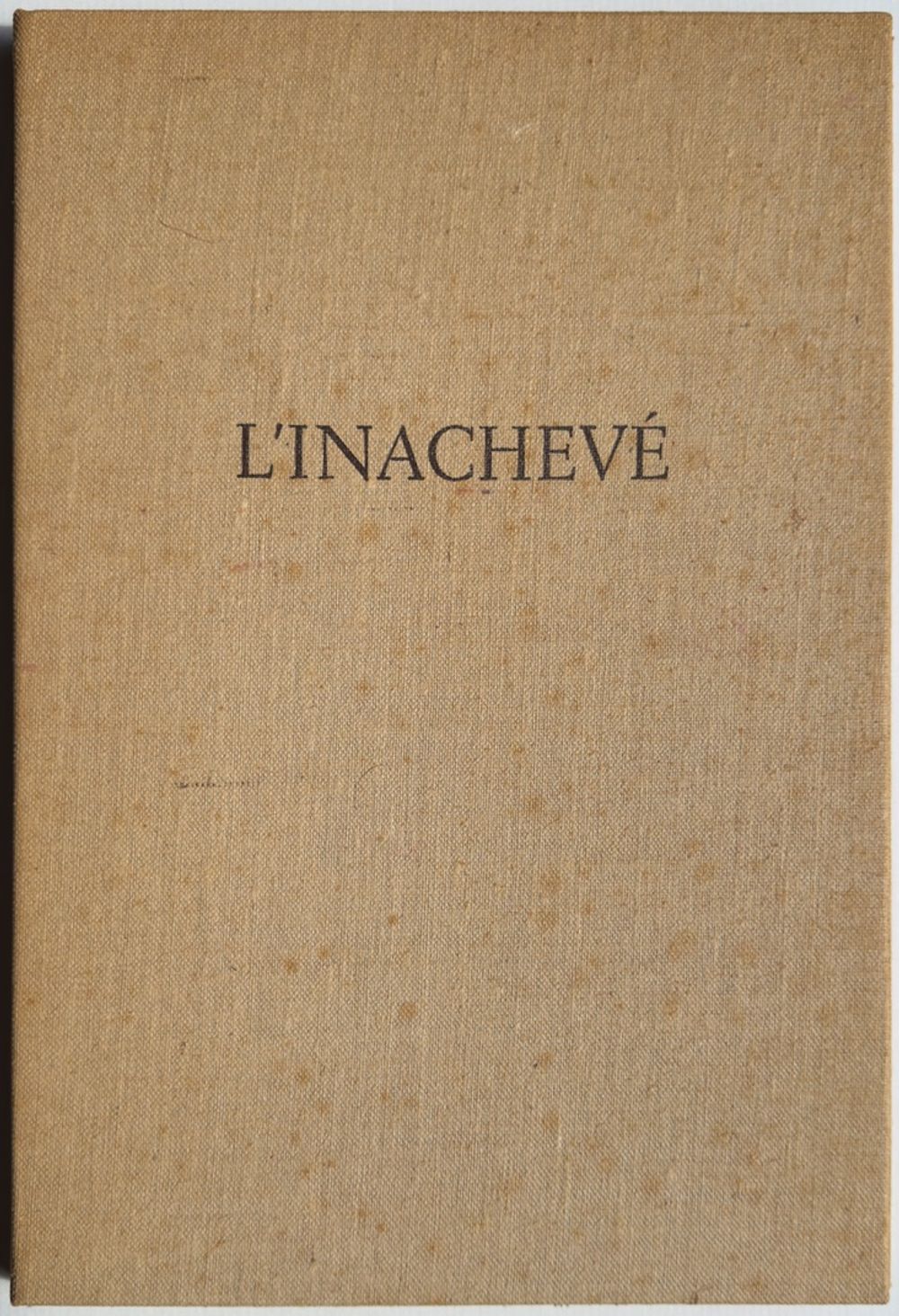 L'inachevé (8 gravures signées)