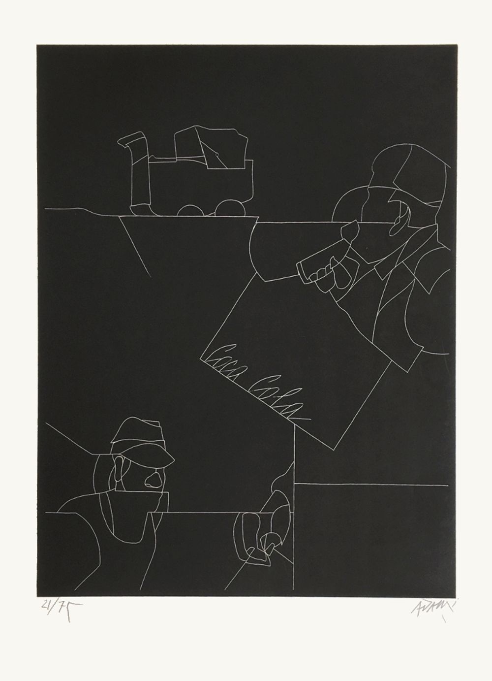 Disegno di uno paesaggio