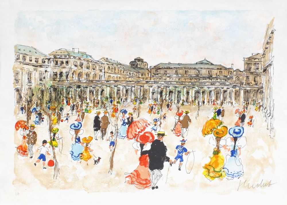 Paris, le jardin du Palais-Royal