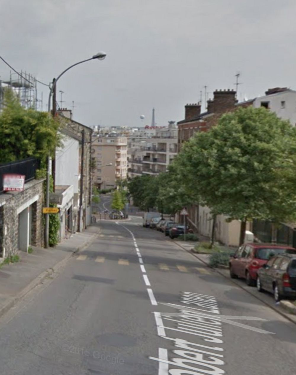 Vue sur Paris depuis Meudon (rue Robert Julien Lanen) — vue 3