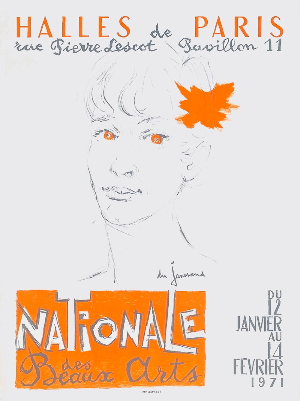 Expo 71 - Nationale des Beaux Arts - Halles de Paris