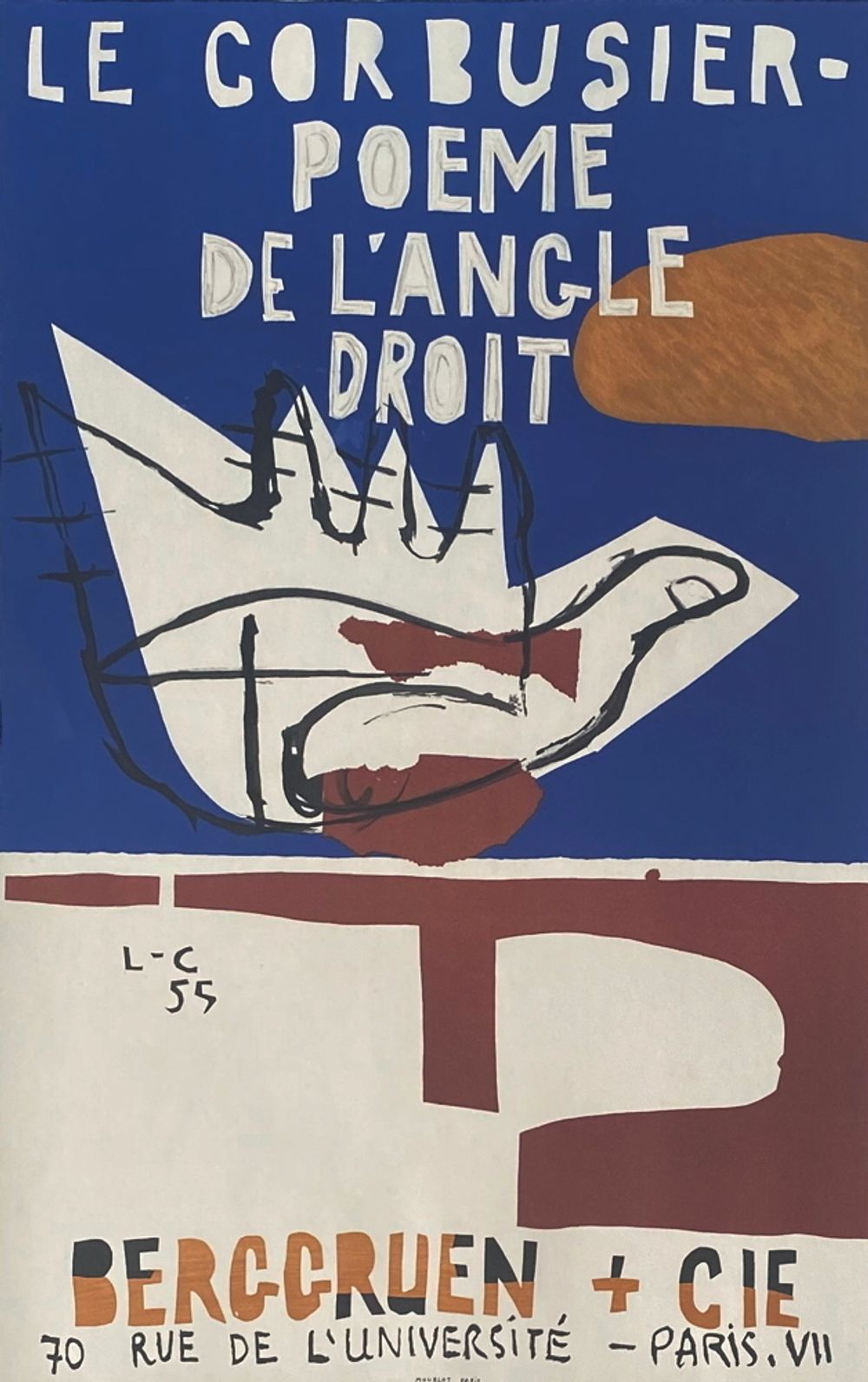 Expo 55 - Berggruen et Cie - Poème de l'angle droit
