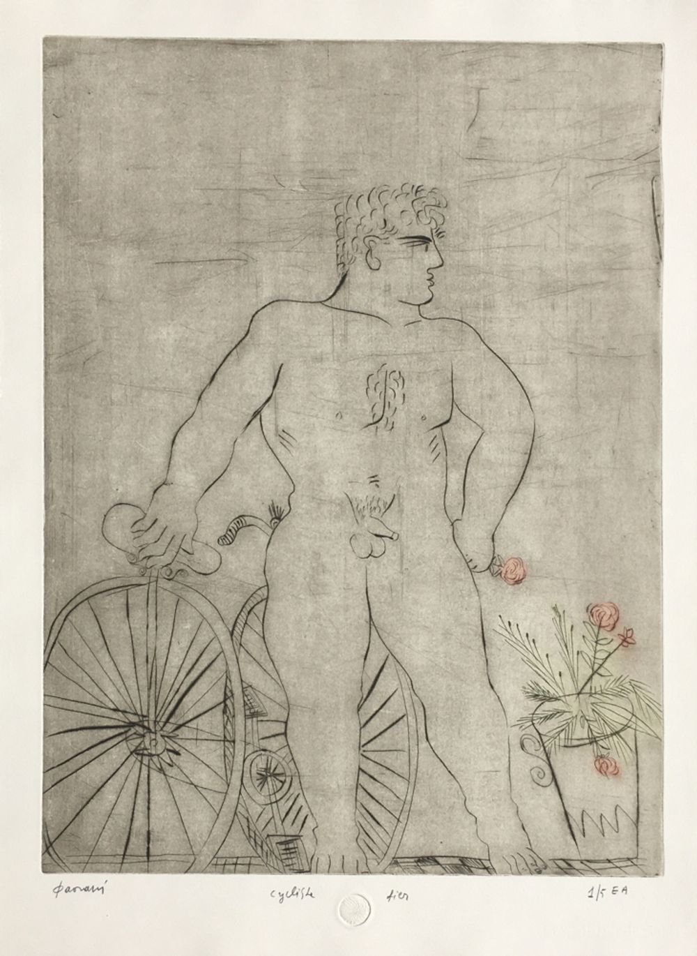 Cycliste fier