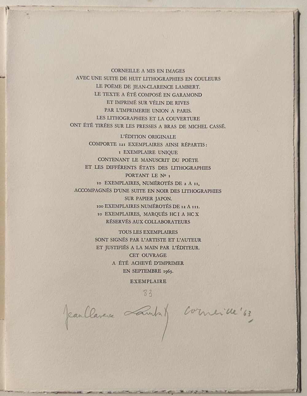1963 - Jardin errant (8 lithographies) — vue 12