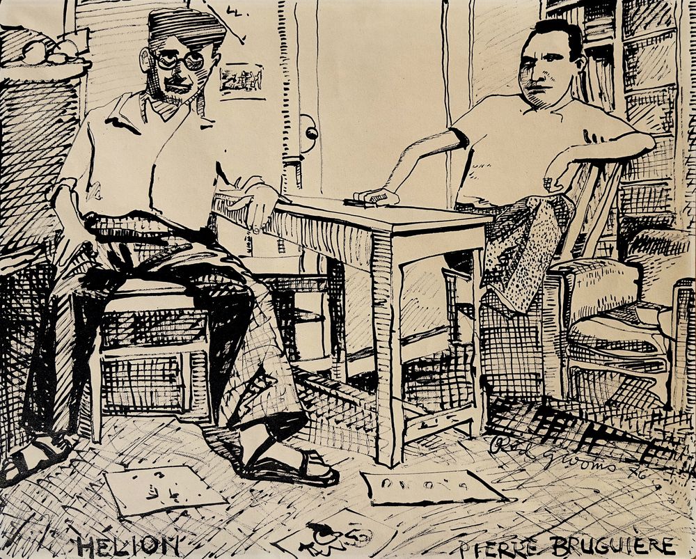 Hélion et Pierre Brugière