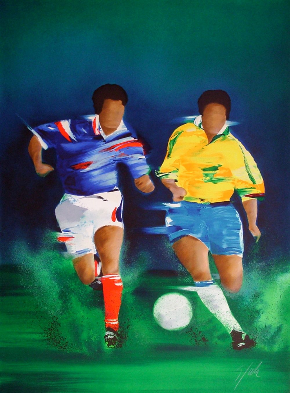 Football : la finale France Brésil 1998