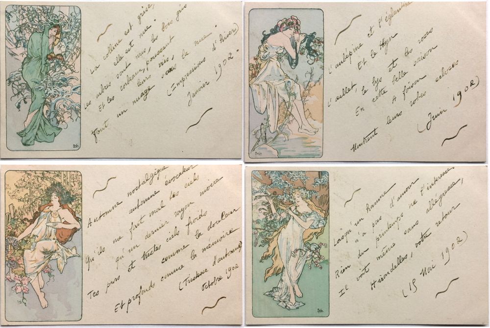 Les quatre saisons (set of 4)