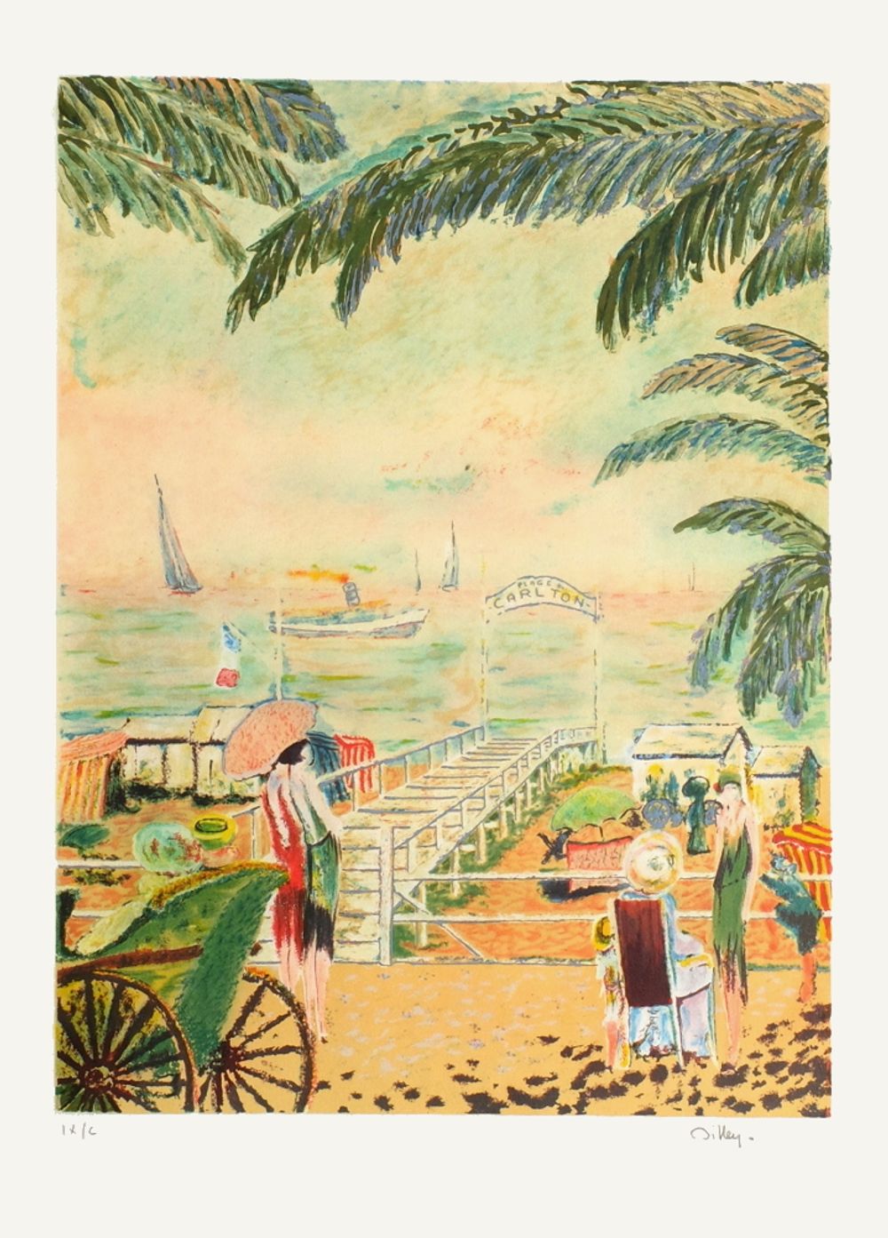 La plage du Carlton à Cannes II