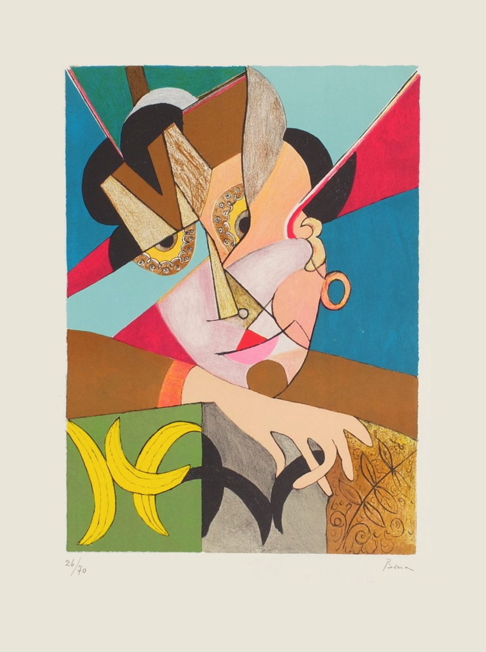 Visage patchwork