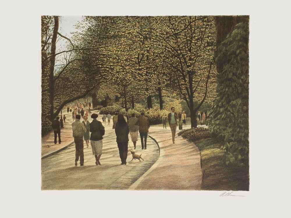 Paris Buttes-Chaumont - Sunday afternoon