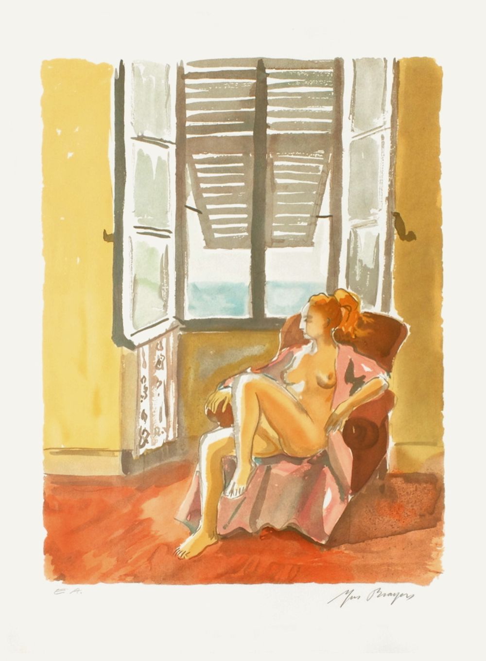 Nu aux persiennes