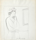Drawings - L'homme au chapeau
