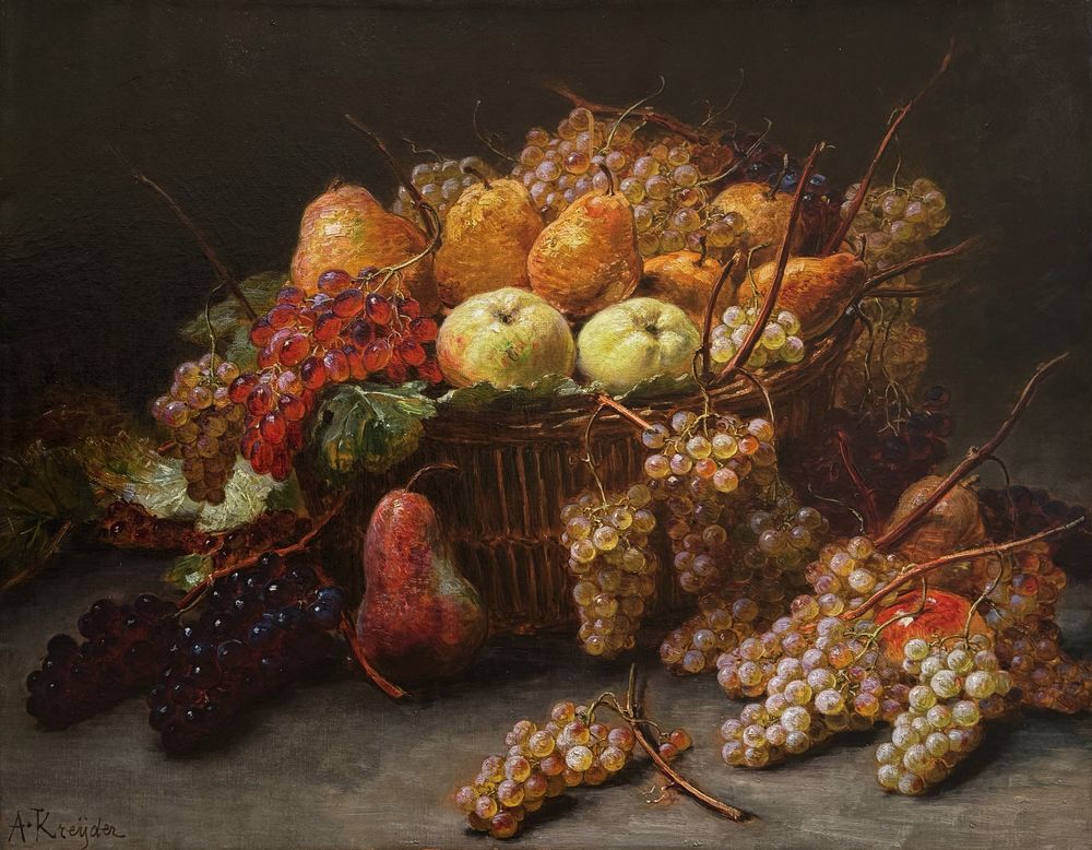 Nature morte aux fruits d'automne