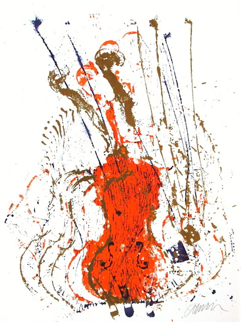 Empreinte de violon