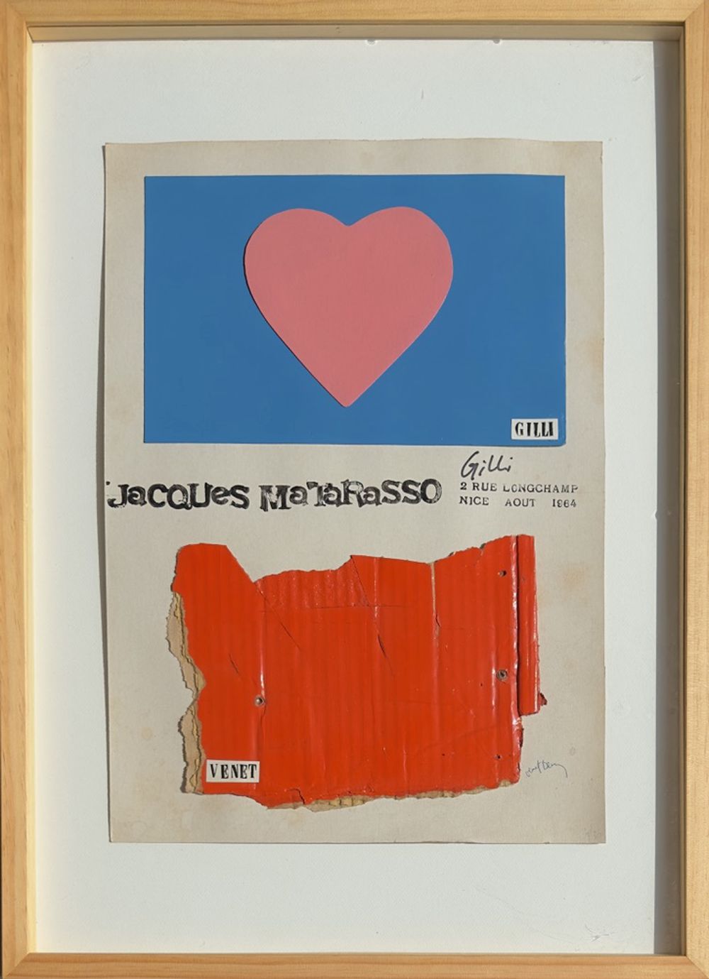 Relief carton - Venet / Gilli - Galerie Matarasso — vue 2