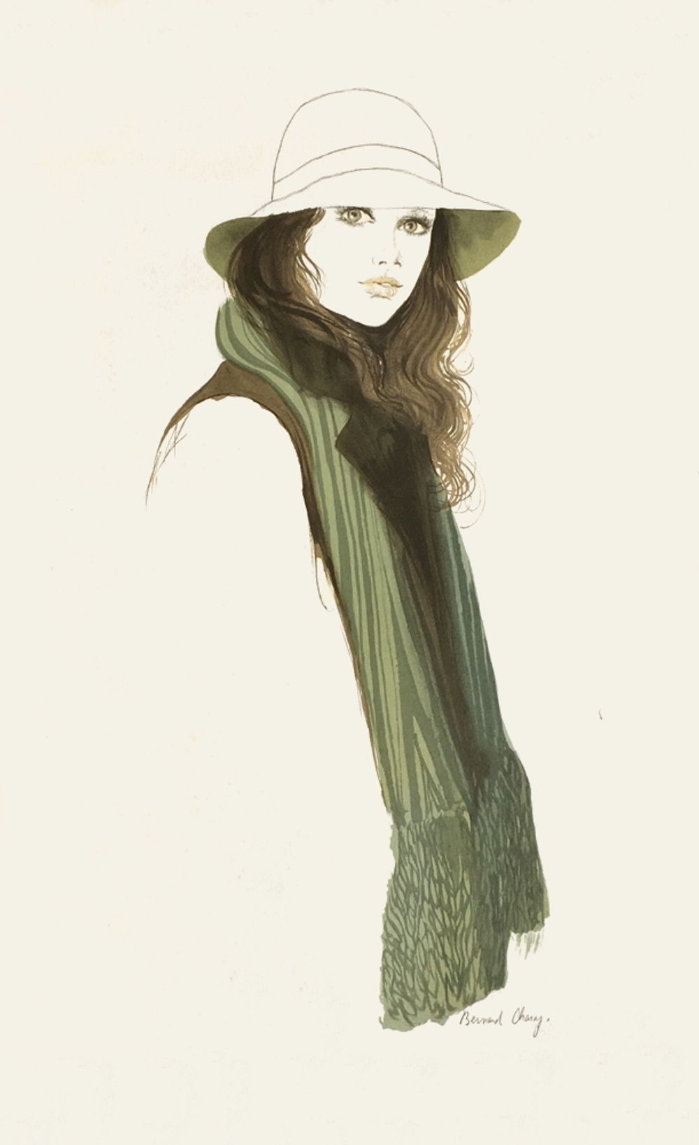 Le châle vert