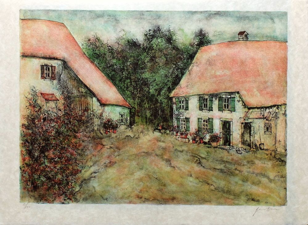 Ferme fleurie
