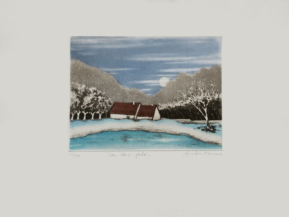 Le lac gelé