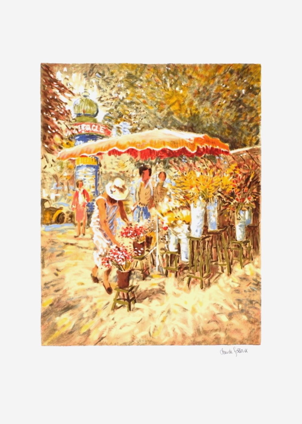 Paris - Le marché aux fleurs