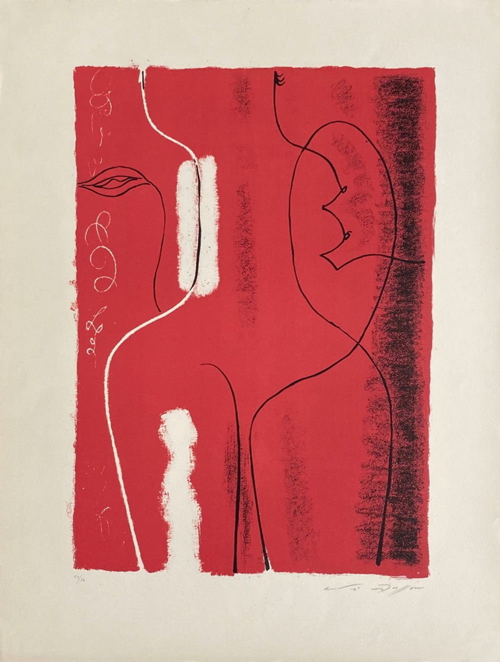 Nu rouge