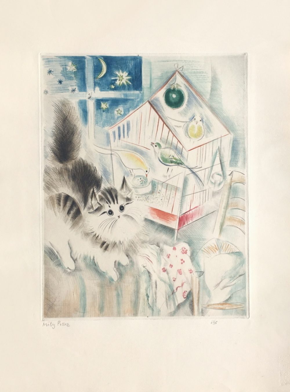 La cage et le chat