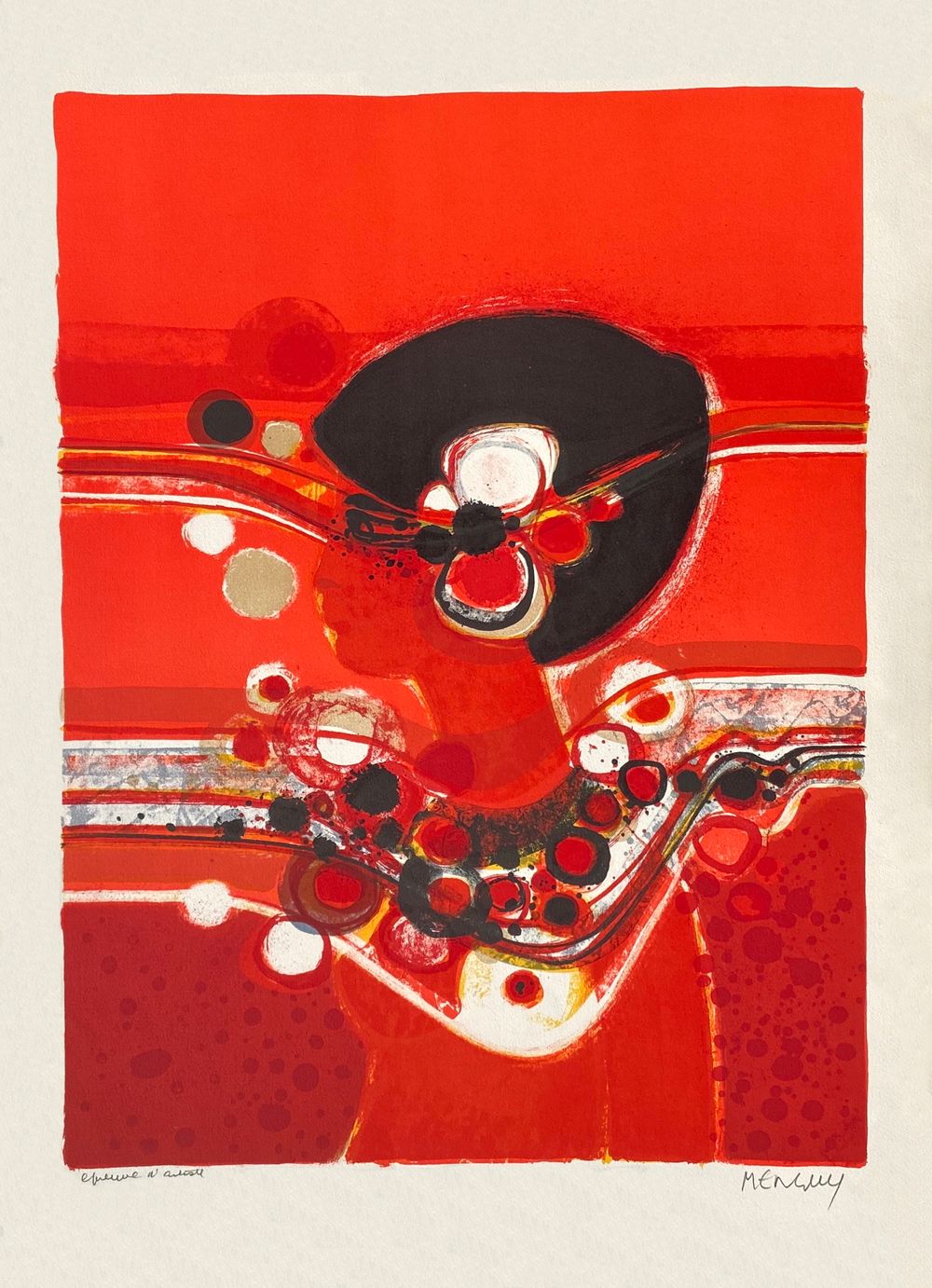 1973 - Femme de profil