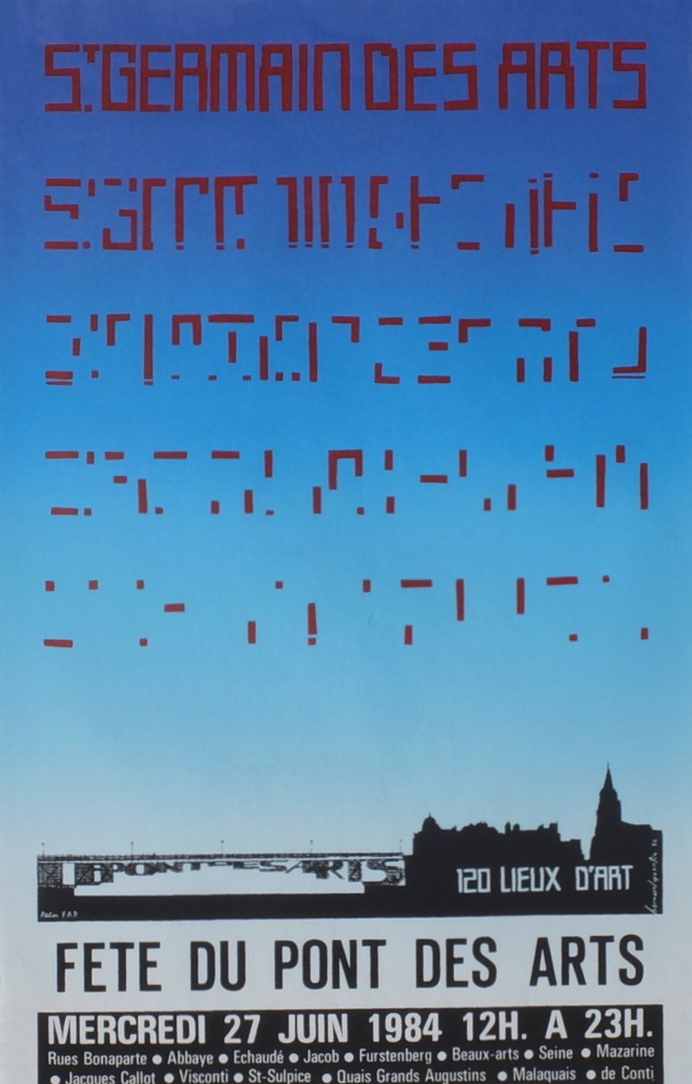 Expo 84 - Fête du Pont des Arts