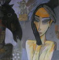 Femme au gant noir