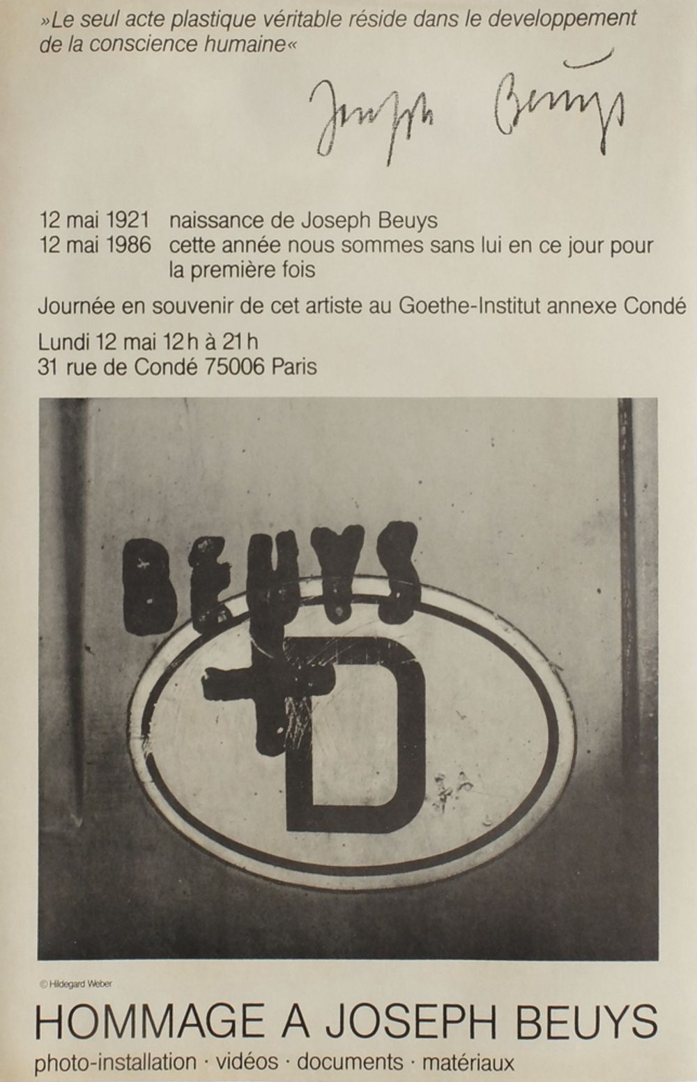 Expo 86 - Goethe Institut Paris