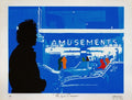 Peintre et modèle : bleu azural de manganèse