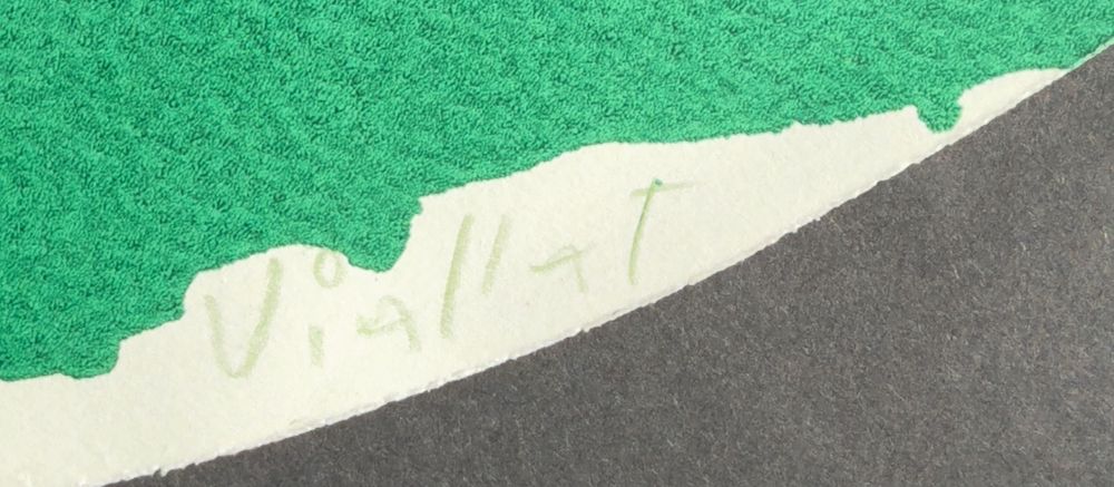 Tondo vert et rose — vue 2
