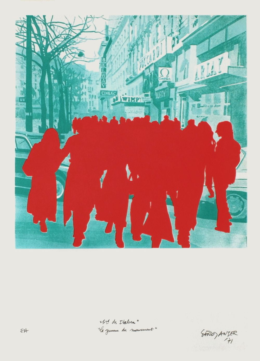 Boulevard des Italiens : la jeunesse en mouvement