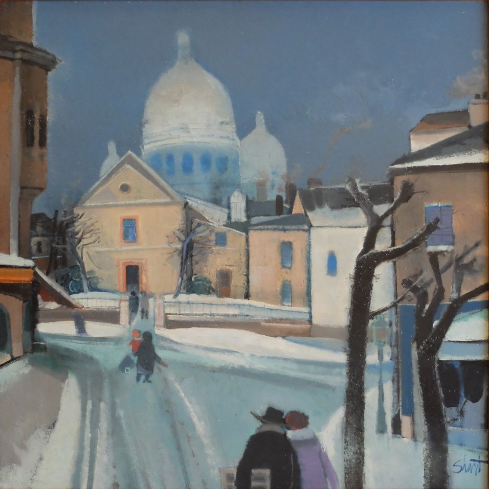Neige à Montmartre