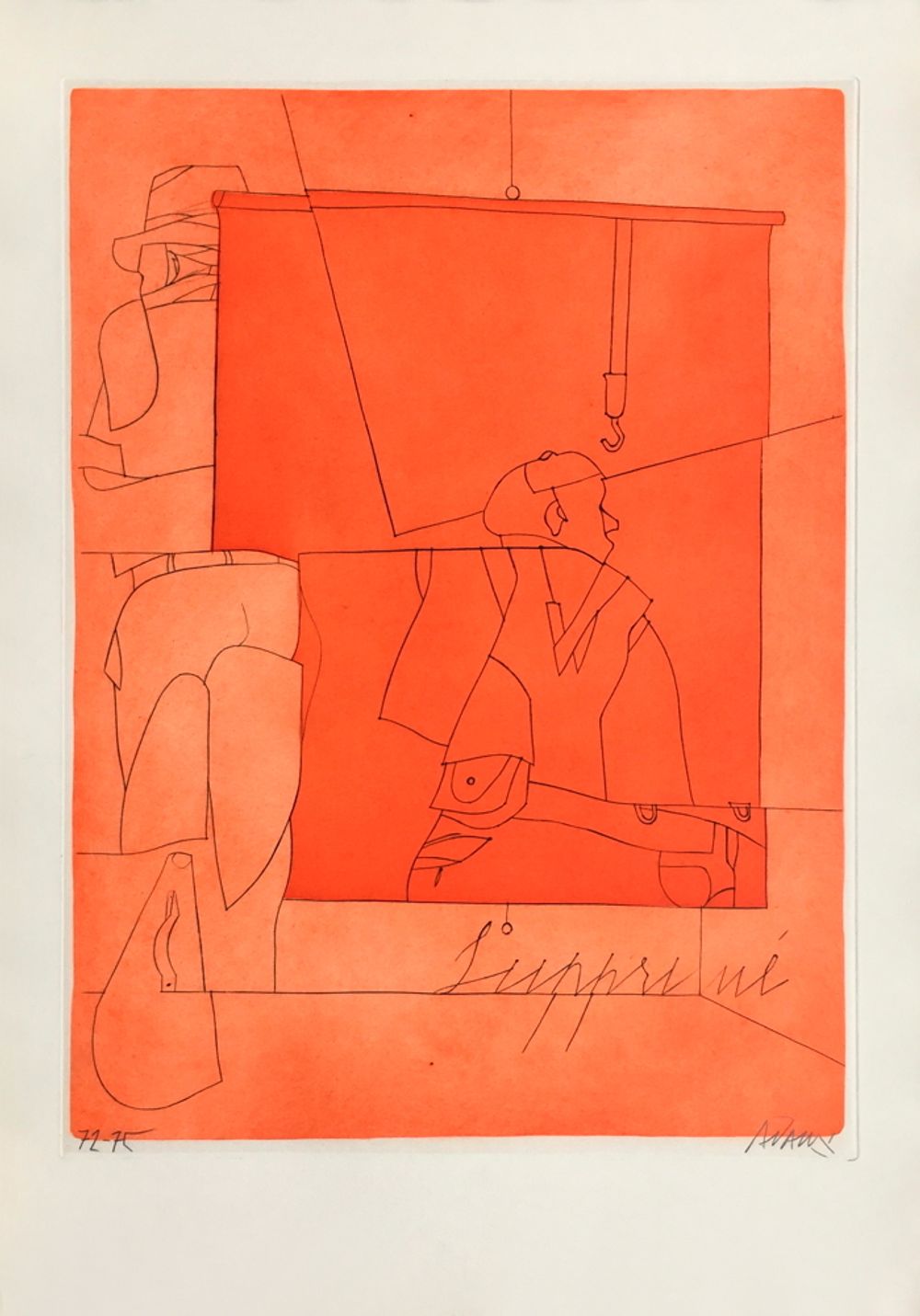 Disegno di una foto di Ben Shahn