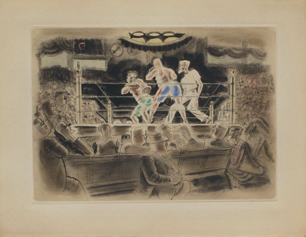 Rues et visages de New-York - Boxe