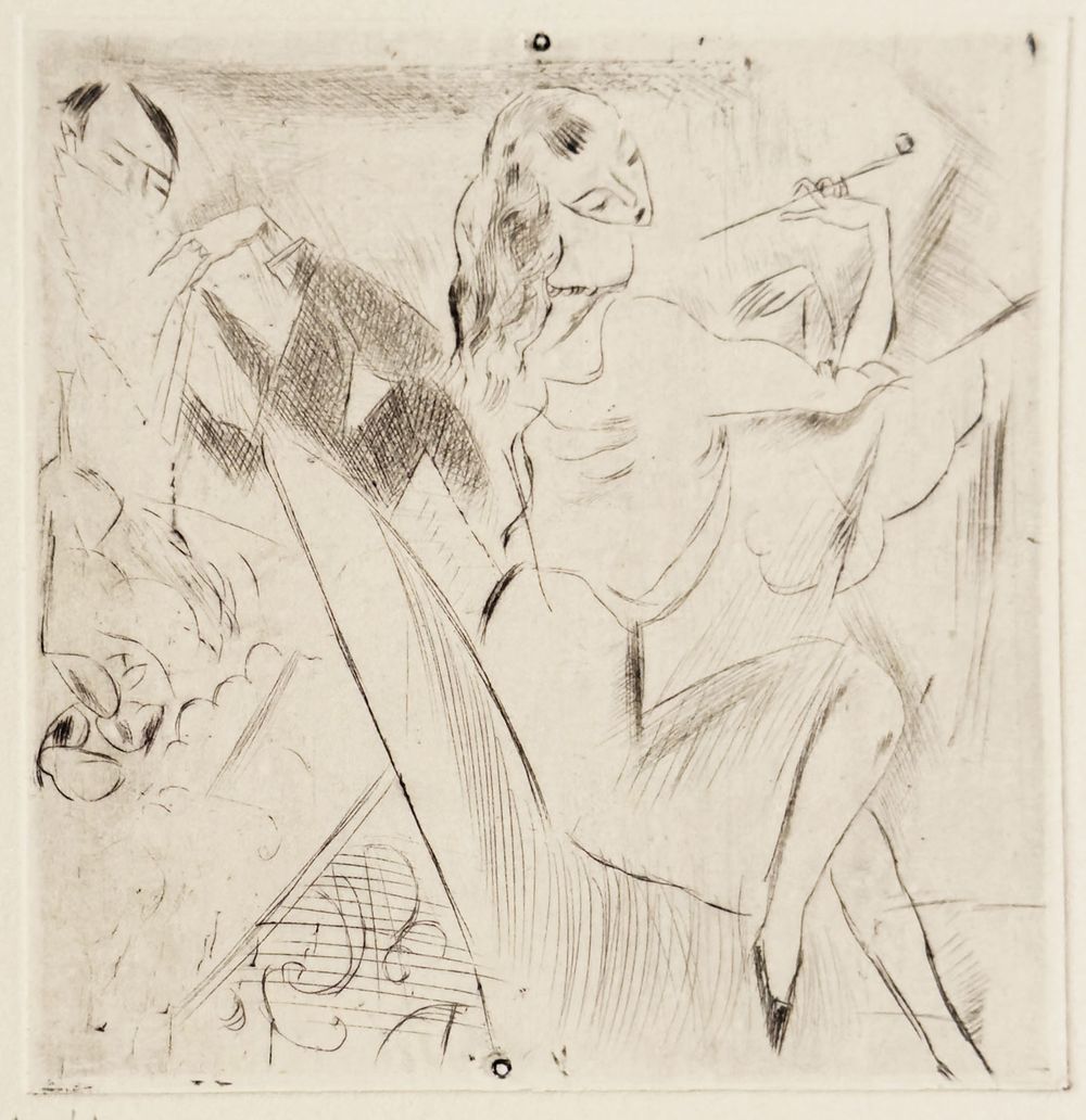 Femme à la pipe — vue 2