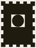 Cercle et carré (noir et blanc)