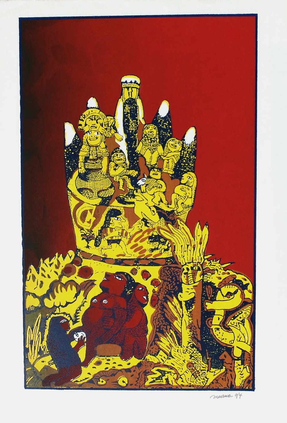 Scène mystique